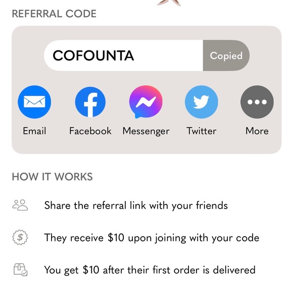 💵FREE MONEY💰!! Use my code COFOUNTA to earn $10 off your first purchase! - Picture 2 of 3